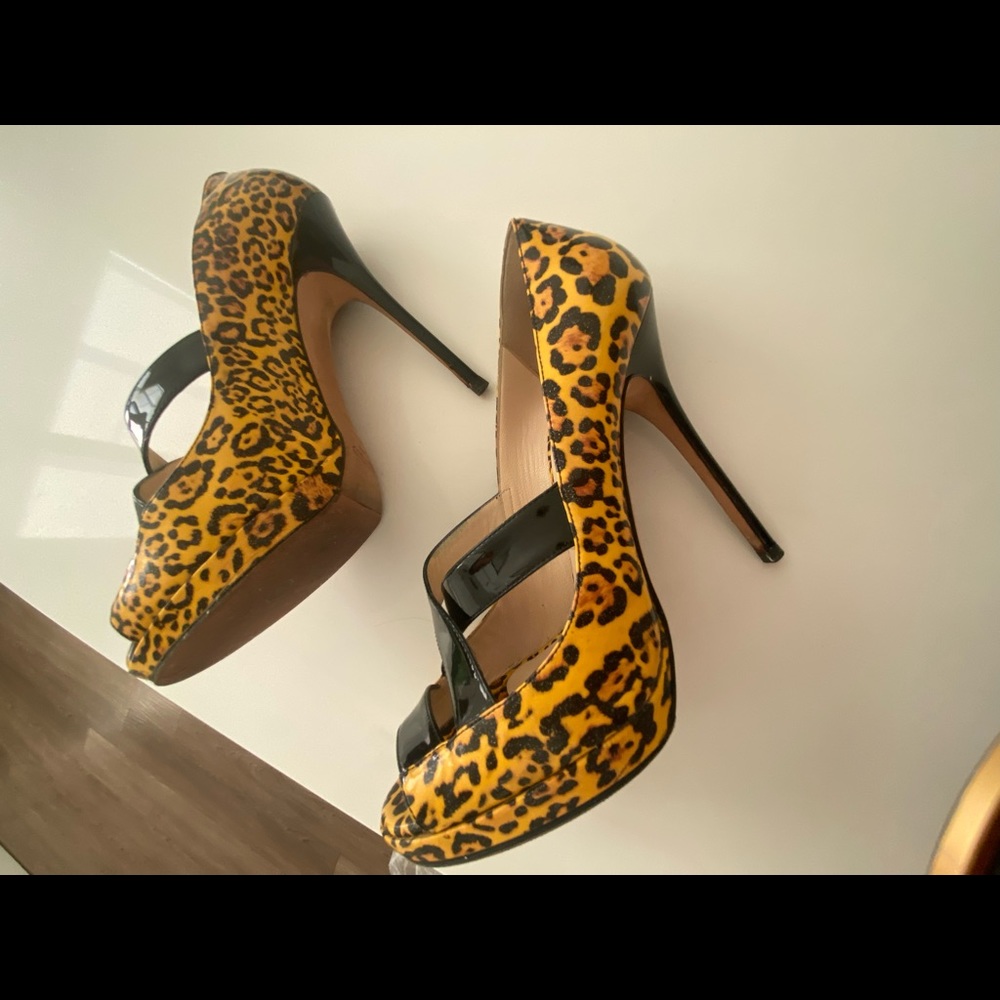 Jimmy Choo Patent Platform shoe